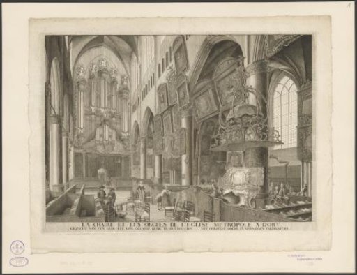 Interior of the Great Church in Dordrecht