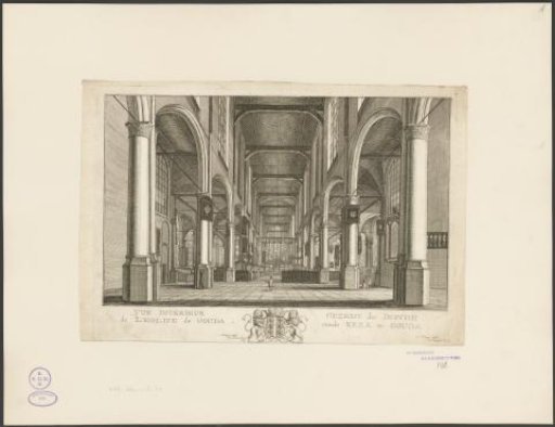 Interior of St. John's Church in Gouda