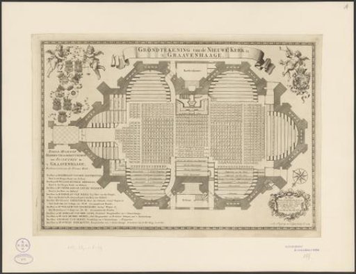 Plan of the New Church at The Hague