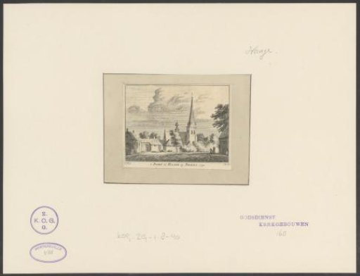 View of the village of Princenhage near Breda