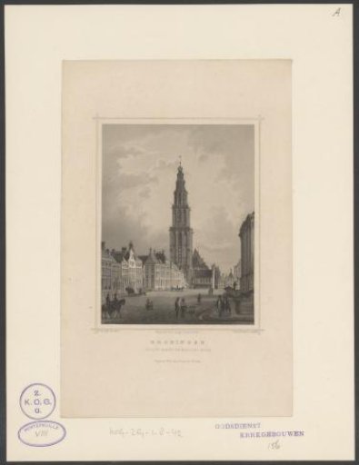 Groningen. Grote Markt and Martini Church