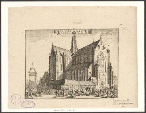 View of the Great or St. Bavo's Church at Haarlem