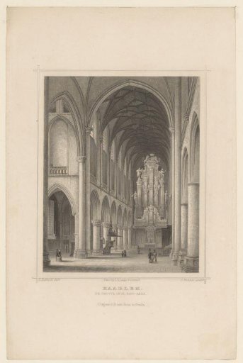 Haarlem. The Great or St. Bavo's Church