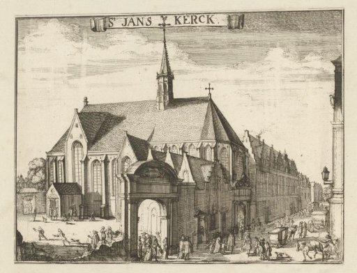 View of the St. John's Church at Haarlem