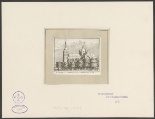 View of St. John's Cathedral in 's-Hertogenbosch