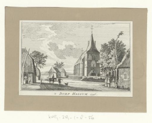 The village of Hassum, 1746