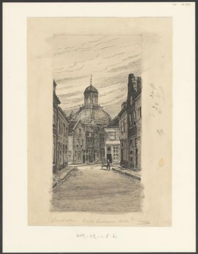 View of the Oostkerk at Middelburg
