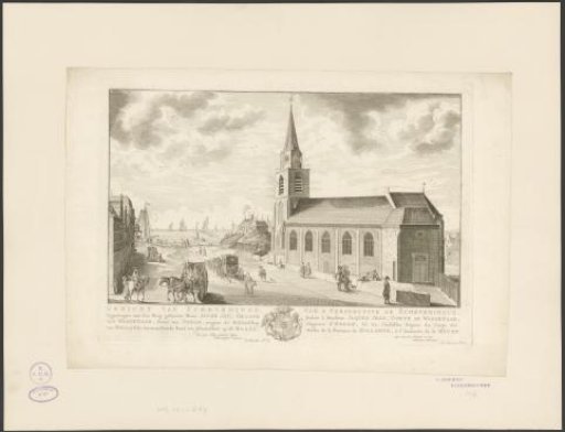 View of the Old Church in Scheveningen