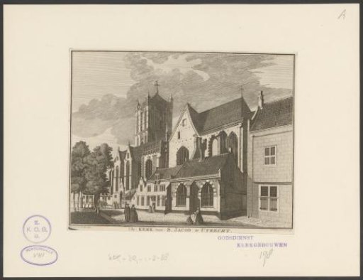 View of the Jacobikerk in Utrecht