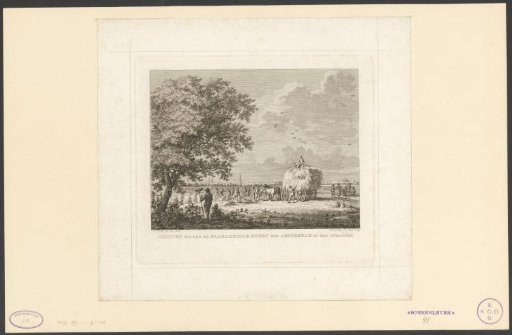 Landscape with Haymaking Peasants and Amsterdam on the Horizon