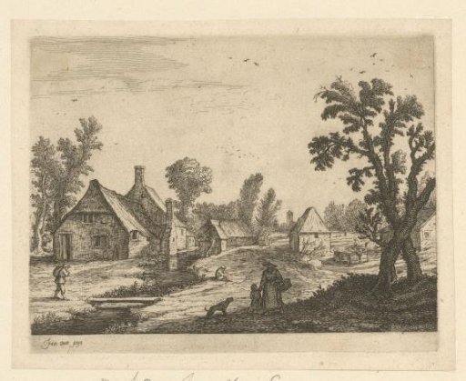 Village Along a Stream
