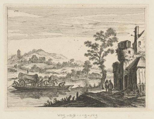 Landscape with a ferry