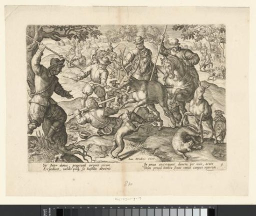 Stag Hunt with Spears