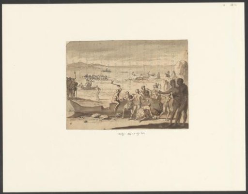 Whale hunting, possibly in South America