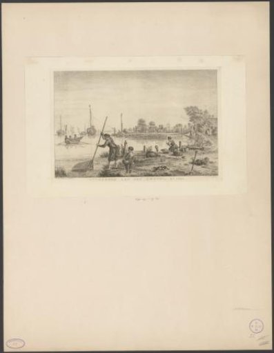 Figures on the Shore at Ouderkerk aan de Amstel, 1622