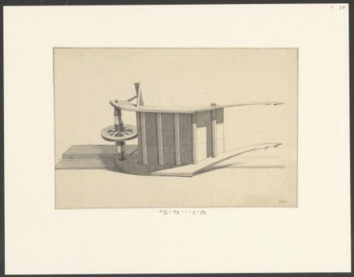 Wheelbarrow overturned