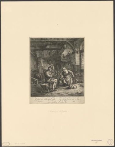 Man and woman winding yarn on a spool