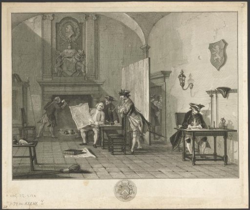 Second corps de garde of Dutch officers