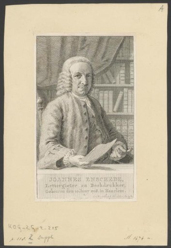 Portrait of Johannes Enschedé