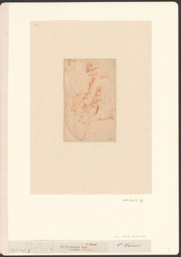 Seated draftsman