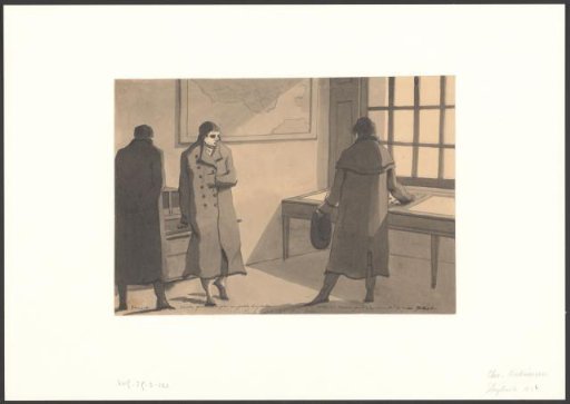 Christiaan Andriessen and Pieter de Haan ending the lessons of De Haan's sons