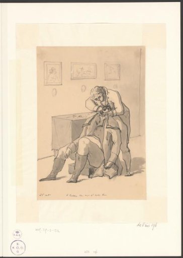 Dentist extracts a tooth from Christiaan Andriessen