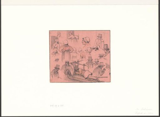 Views of maidservants and street sharpeners