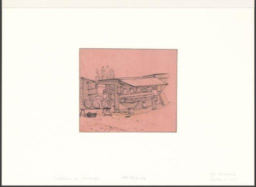 Sour stall and scharrewagen