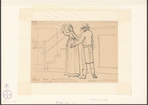 Christiaan Andriessen asks a woman to sit as a model