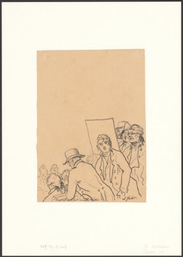Men during an art appreciation session