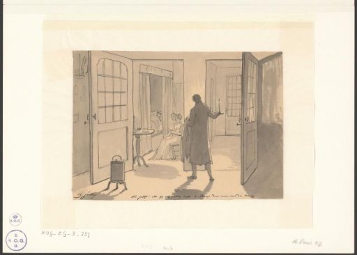 Christiaan visiting the sick Louis Zamore van Wicky