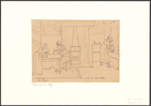Christiaan Andriessen at a sickbed