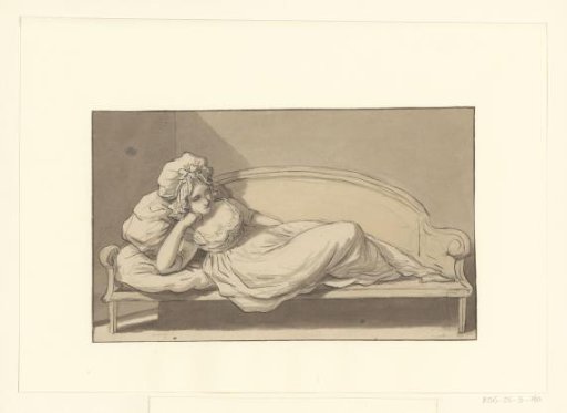 Cornelia Aletta Hulst Sitting on the Bench