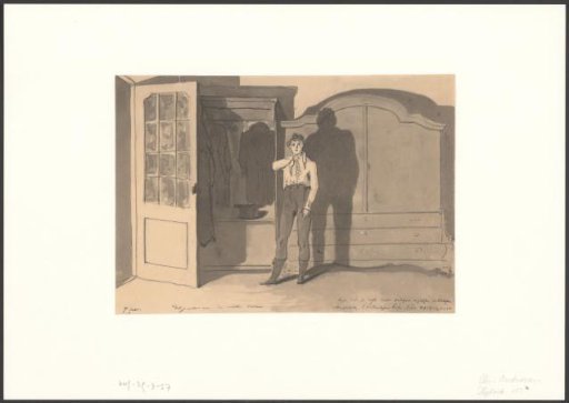 Christiaan Andriessen dressing himself