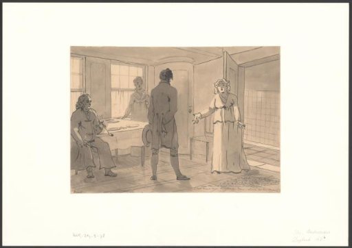 Conversation in the kitchen