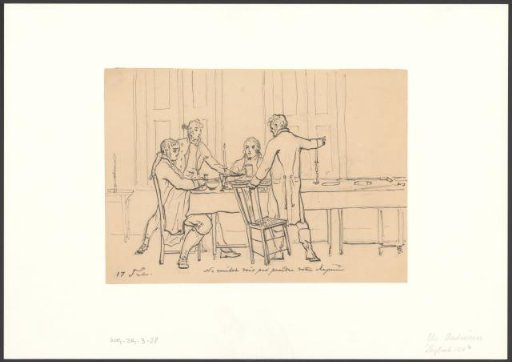 Dinner with four gentlemen