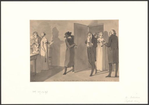 Christiaan Andriessen enters a room with a handkerchief to his mouth