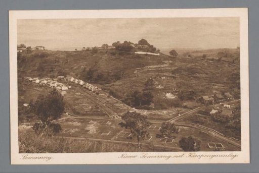 Semarang. Nieuwe Semarang with Kampongaanleg