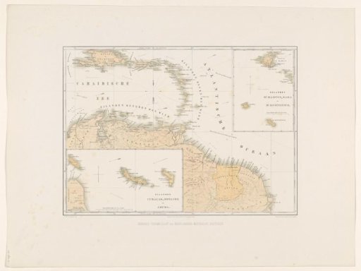 Map of the Dutch Antilles