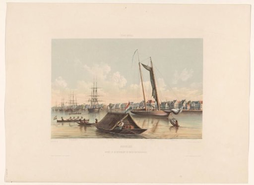 Waterfront and roadstead at Paramaribo