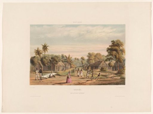 Slave quarters on a plantation