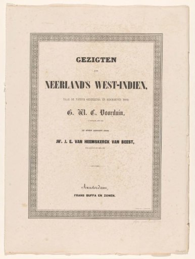 Views of the Dutch West Indies