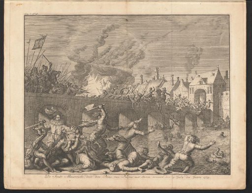Massacre at Maastricht Perpetrated by the Spaniards, 1579