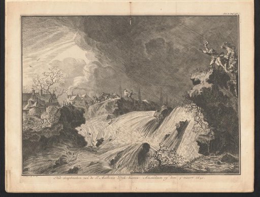 Breach of the Sint-Antoniesdijk on 5 March 1651