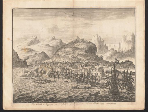 Conquest of Gran Canaria by the fleet under Admiral Pieter van der Does, 1599