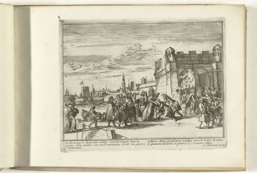 Arrival of Queen Mary of Modena in France, 1688
