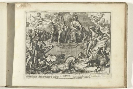 Title Print for the Second Part of 'Engelants Schouwtoneel'