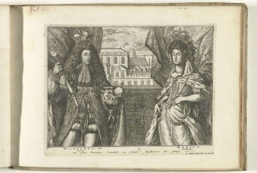 Portraits of King William III and Queen Mary II Stuart, 1689