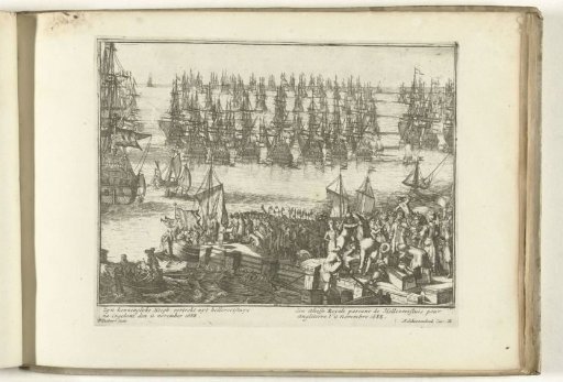 Departure of William III for England, 1688