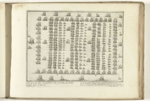 Order of the Fleet with Which William III Sailed to England, 1688